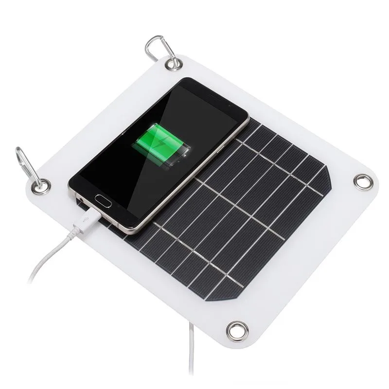 Buheshui 5w Portable Solar Charger 5watt Solar Panel Usb Output For