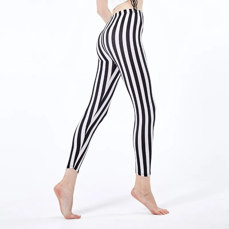 striped leggings