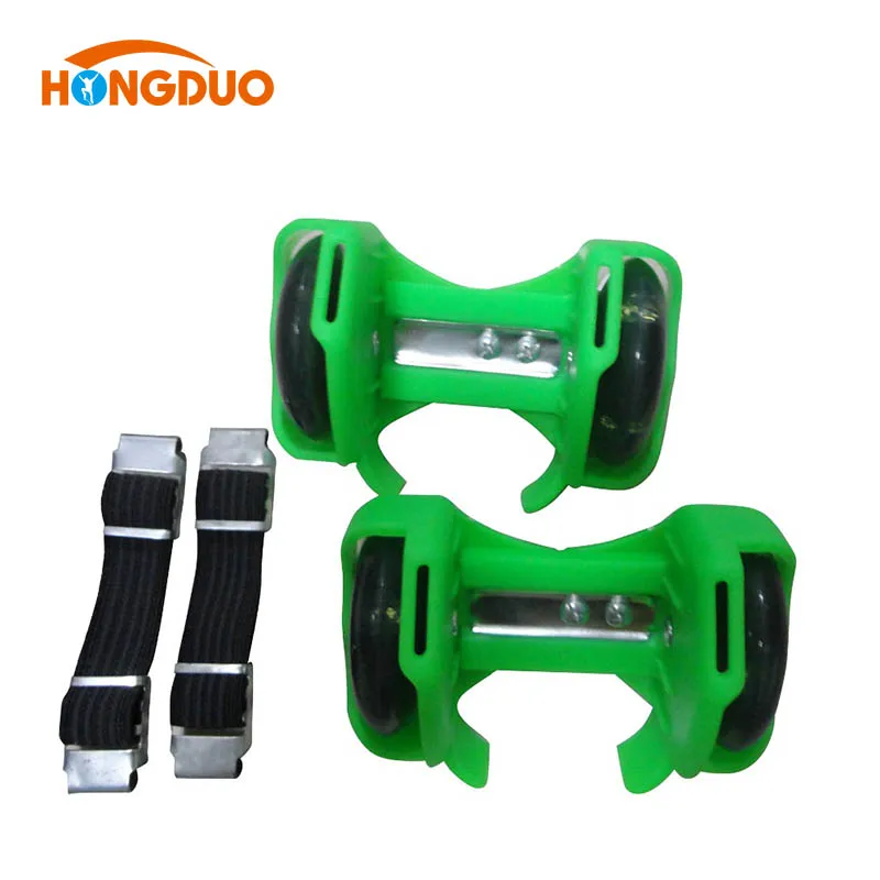 
Adjustable street glider wheel heel flashing roller for kids shoes 