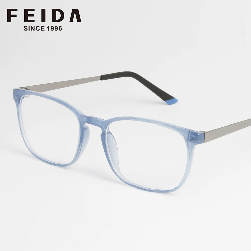 

FD1145-1 TR90 Square Men Women Eyeglasses Frame Clear Lens Glasses Optical Prescription Glasses Frame Flexible Male Eyewear