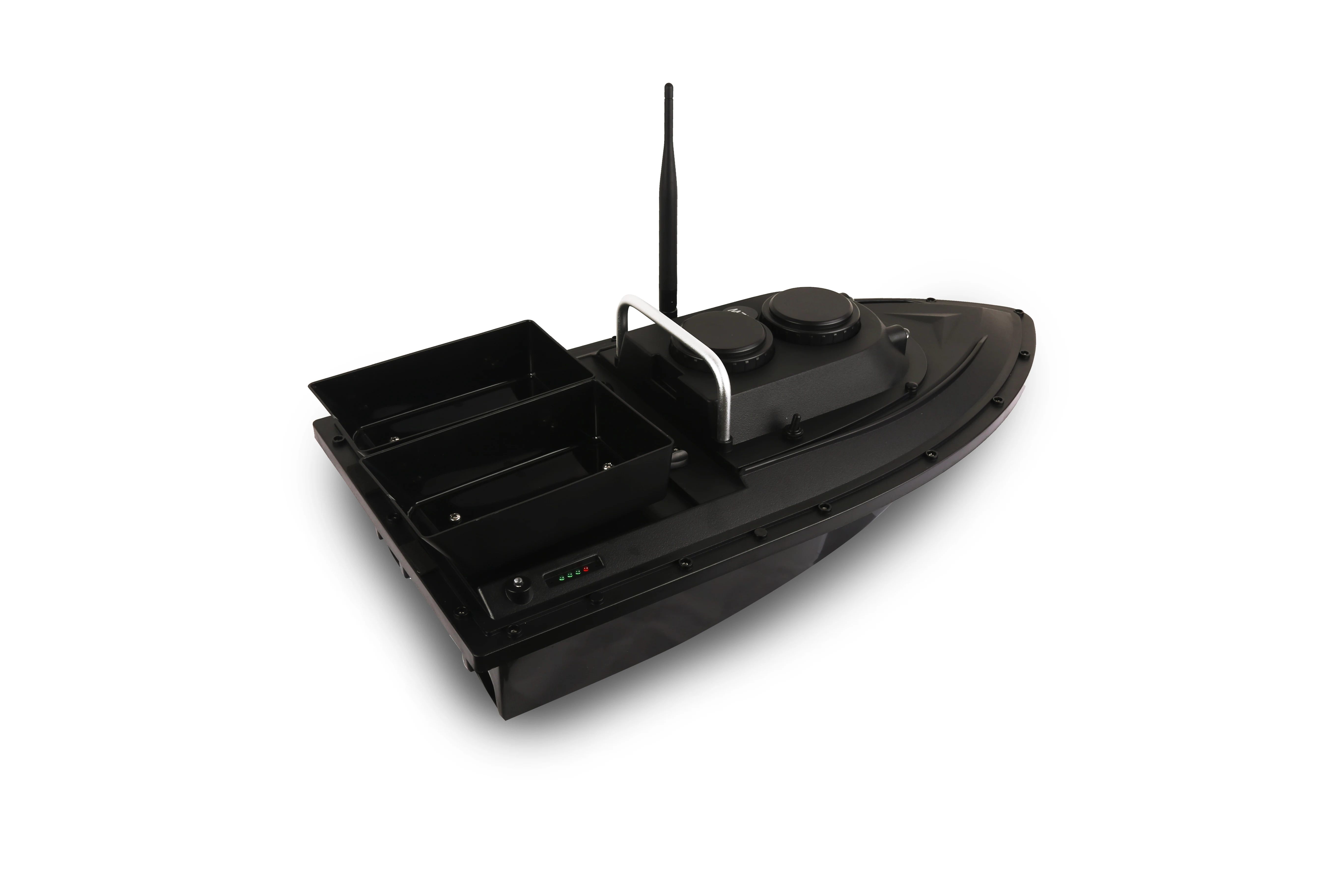 
Factory Customization 5200mah 2kg Bait Loading 2pcs Hoppers with Double Motors 400M Remote Control Fishing Bait Boat 