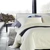 Bedding Sets Egiption Cotton 300TC Plain Dyed Refined White Duvet Cover Set