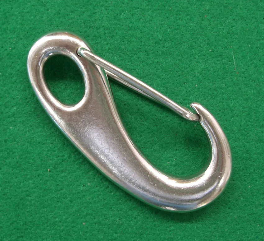 
Stainless steel swivel carabiner screw eye screw eye hooks 