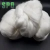 Spun silk waste fiber, pure habotai silk for tussah silk yarn, free sample