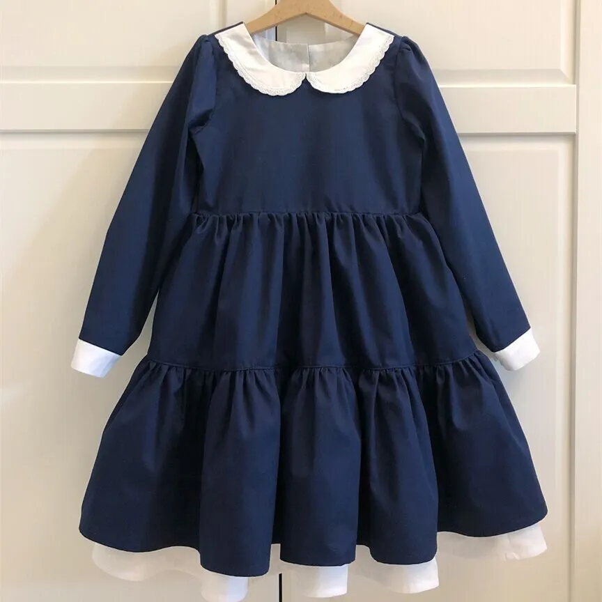 

Cute Linen Dress Baby Dress A-linen solid party dress, N/a