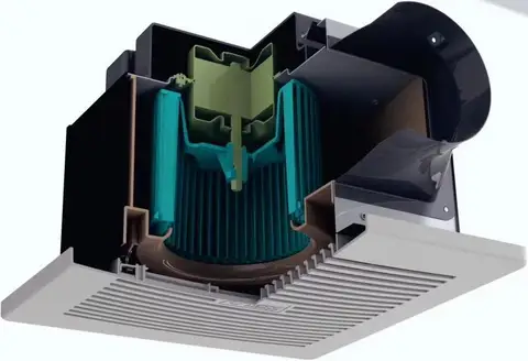 2020 Trend Foshan Factory Ceiling Mount Duct Exhaust Fans for Living room/Bathroom/Office/Hospital