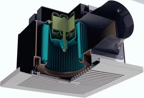 2020 Trend Foshan Factory Ceiling Mount Duct Exhaust Fans for Living room/Bathroom/Office/Hospital