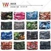 Motorcycle Face Masks 2 Seamless camouflage Mask Half Face for Out Riding skull face tube mask Black outdoor game battle (HM37C)