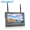 7 inch AV HDMI RF inputs Professional LCD Monitor battery powered 32CH 5.8GHz wireless receiver plane remote