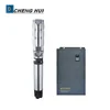 4" DC brushless deep well submersible solar pump for high efficiency in agricultural irrigation solar systems solar water pump