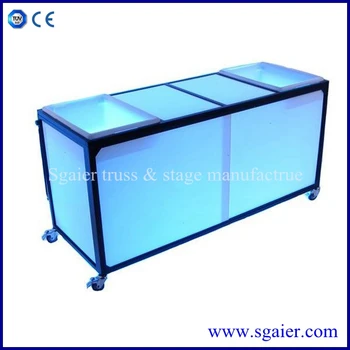 Outdoor Mobile Folding Portable Bar Table With Wheels Outdoor Mobile Folding Portable Bar Table With Wheels