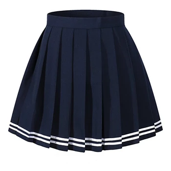 High School Uniforms Girls Pleated Skirt Short Design - Buy School ...