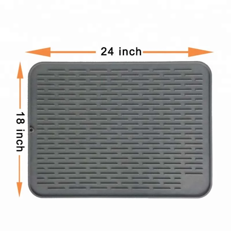 

Amazon hotsell XXL Size 24x18" Kitchen Extra Large Silicone Drying Mat, Any pantone avaliable