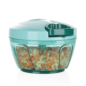 Image of Mini garlic chopper grinder processor manual vegetable cutter slicer