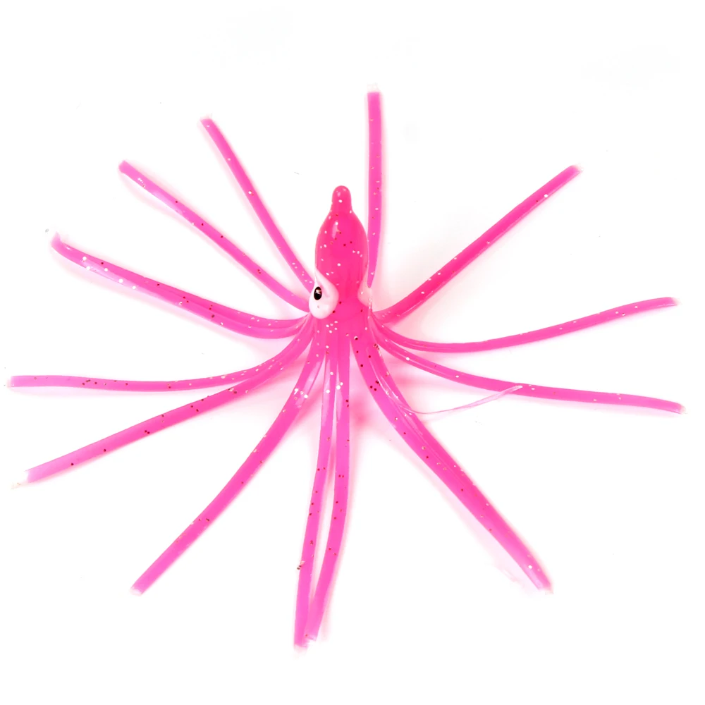 

in stock 8cm 2g soft plastic squid lure fishing octopus skirts lure
