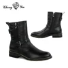 2019 latest high- tech rechargeable battery powered heating foot warmer boots Men Wholesale