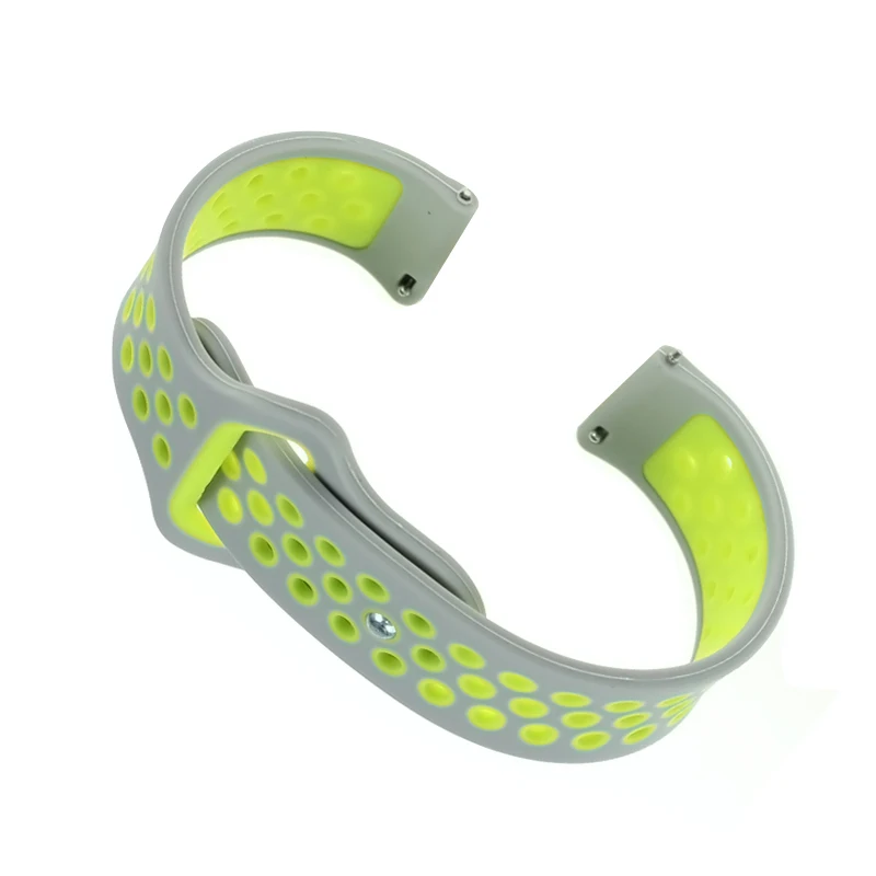 

Quick Release Silicone Rubber Watchband Universal Watch Band Sports Strap Wrist Bracelet 20mm, Multi-color optional or customized