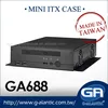 GA688 High Performance Small Form Factor PC Mini ITX Computer Case for Car PC