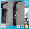 New Product Black Shower Column 304 Stainless Steel Bathroom Electronic Art Shower Panel