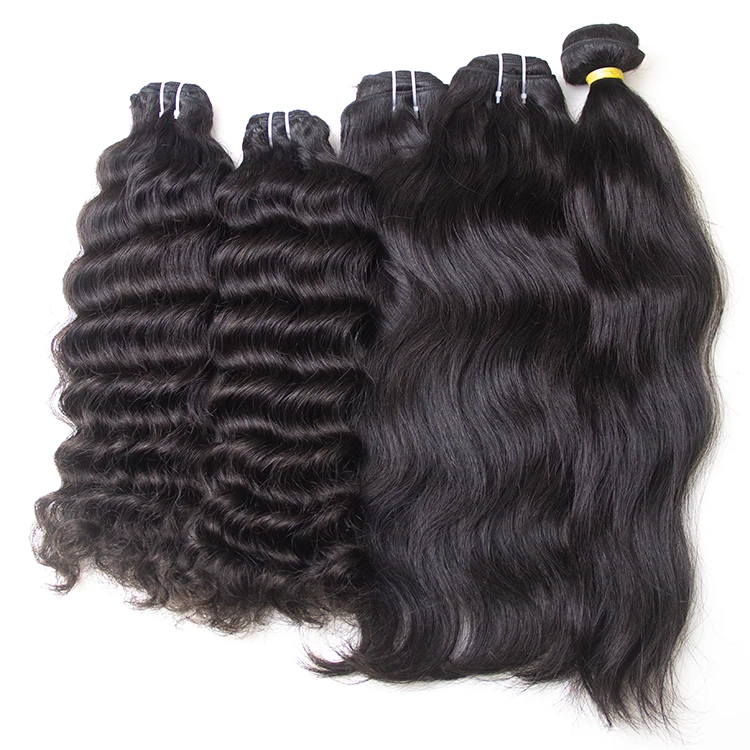pictures extensions human 100% Unprocessed Virgin Indian Remy Hair From India, Hair Bundle Cuticle Aligned Raw Remy Indian Hair, Natural color