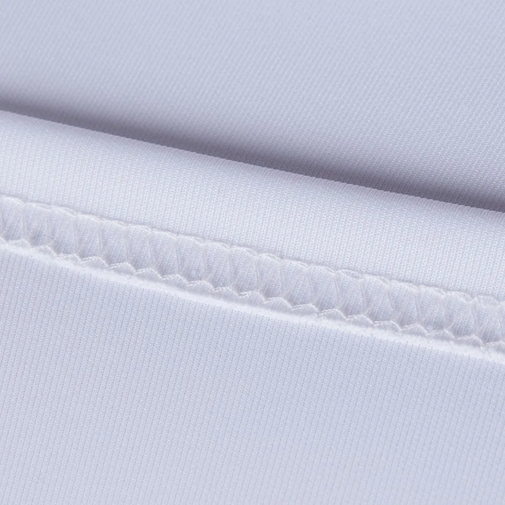 Cheap Party Banquet Polyester Wedding Chair Covers Wholesale Hotel White Polyester Dining Room