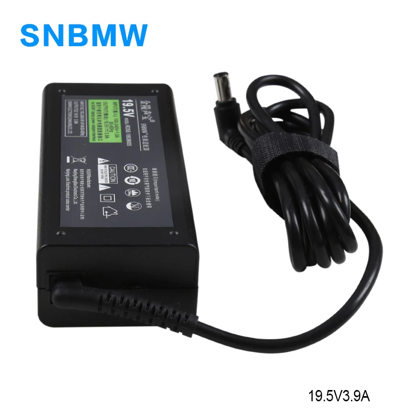 

Portable Power Adapter For Sony AC 75W Laptop Battery Charger 19.5V3.9A, Black
