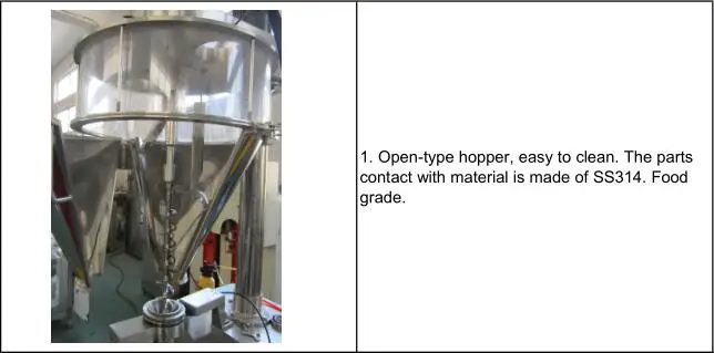 Screw feeder 1kg bag packing machine vertical packaging machine bagging machine