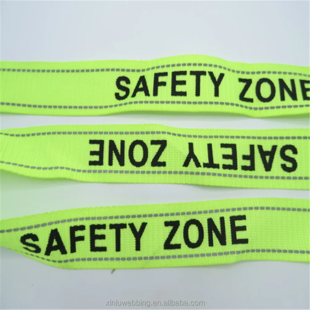 
Custom size colorful printed webbing 