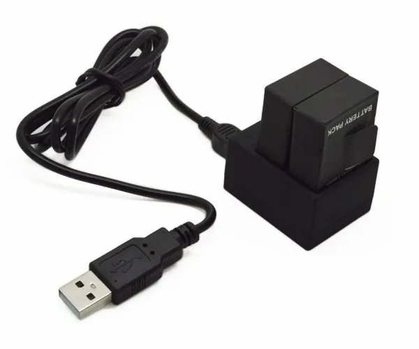 USB Charger for GoPros Hero3+/3 Battery, Connect to PC to charge
