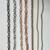Oval round O-shape decorative Iron copper aluminum chain Stainless steel Necklace jewelry chain