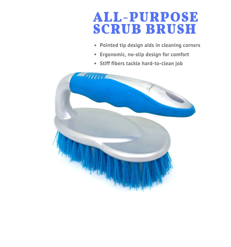 
Plastic bathroom cleaning scrub brush Laundry brush 