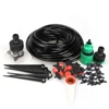 DIY 30pcs adjustable red dripper 25m hose garden drip irrigation set