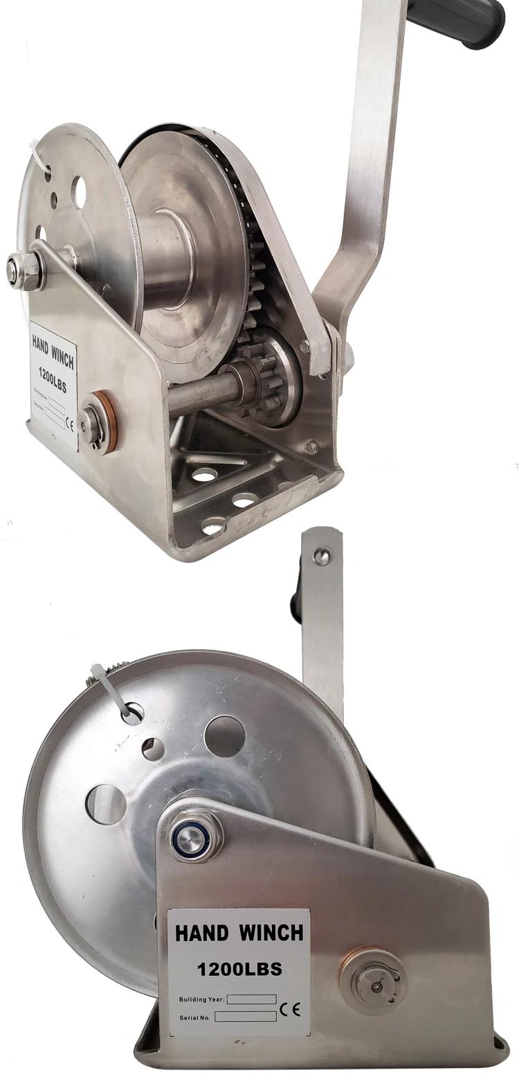 Manual Hand Winch 304 Stainless Steel 1800lbs Cable Hand Winch Buy
