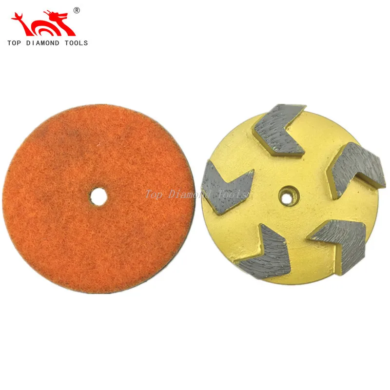 Top Brand Diameter 3" Diamond Grinding Discs Pucks For Concrete And Terrazzo Floor Grinding