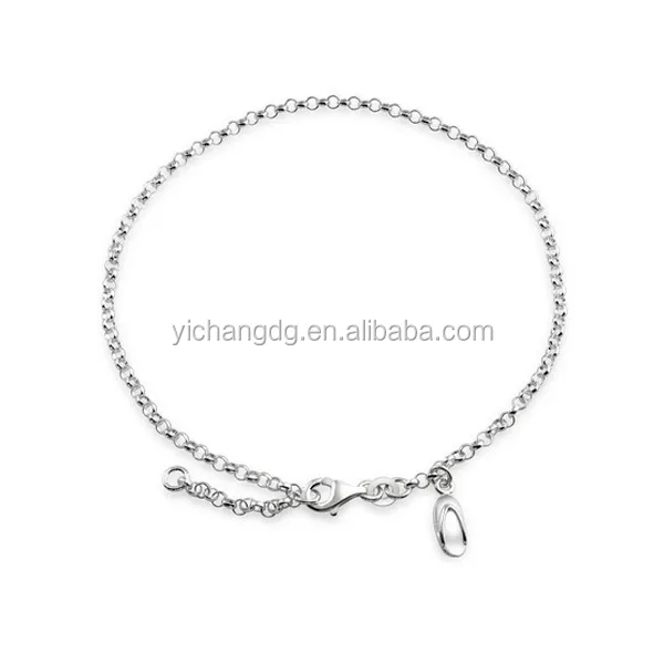 10inch Stainless Steel Anklets T and CO Chain Ankle Bracelet Fashion Jewelry
