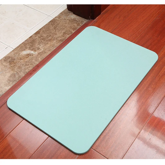 

trade Anti Slip Water Absorption quick dry diatomite bath floor mat japan, Multi-color, customize