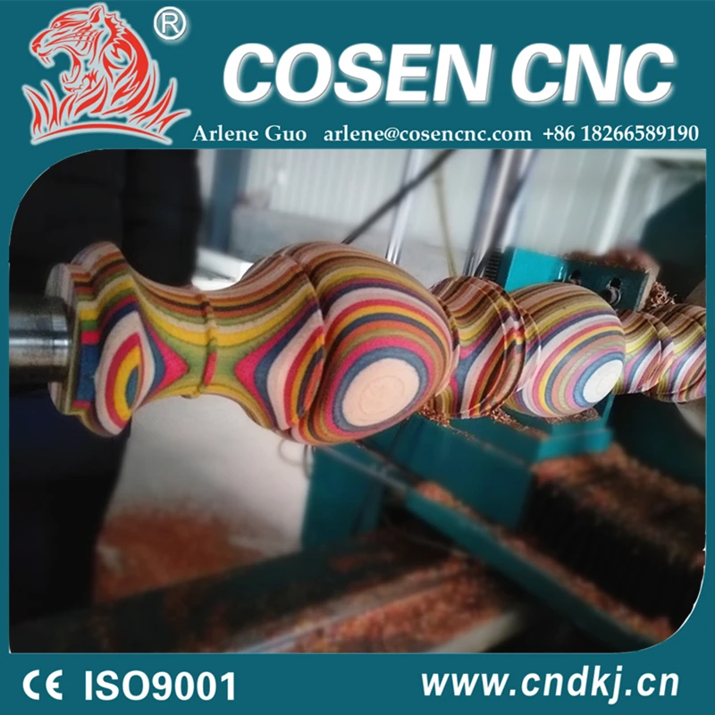 wooden vase by cnc woodworking machine