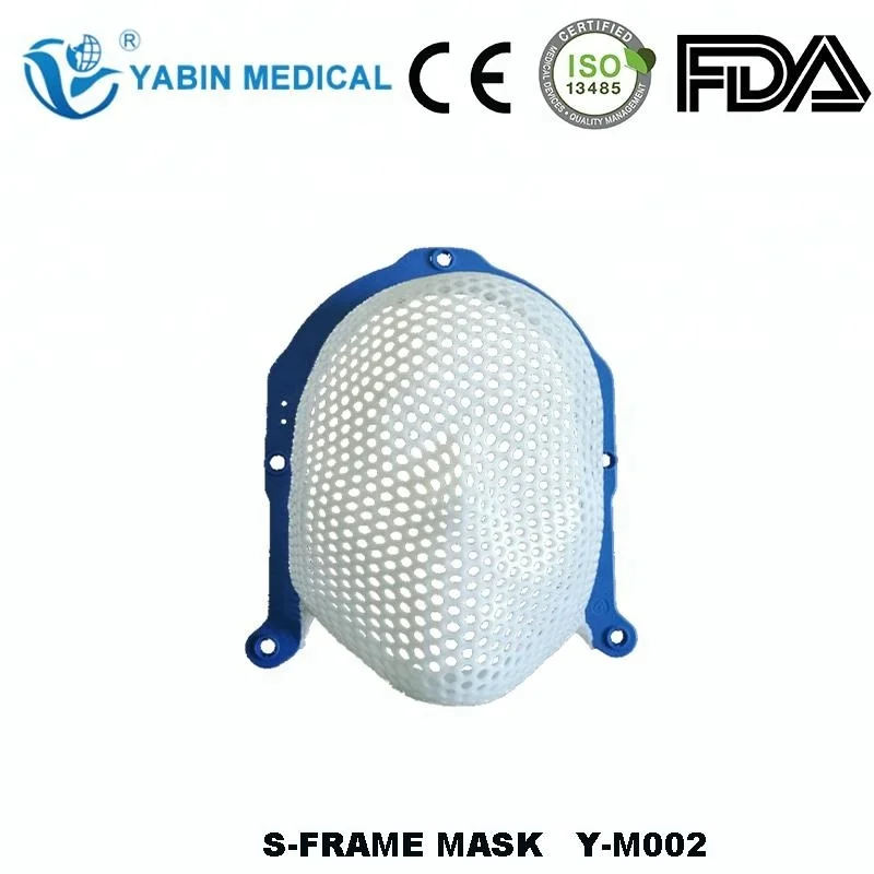 Radiotherapy Thermoplastic Fixed Head Masks With Ce Fda Used For Brain