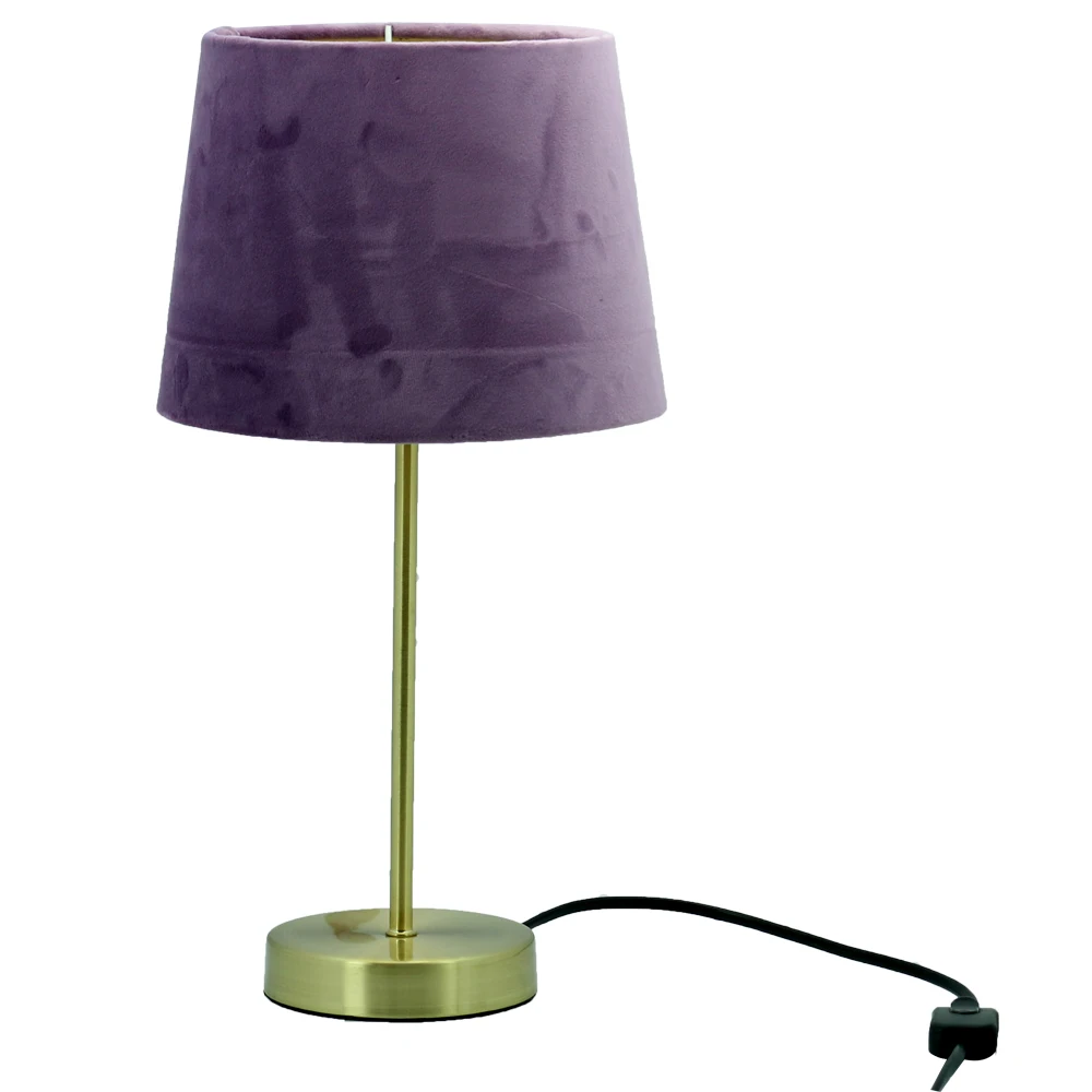 Amazon best seller velvet shade luxury table lamp