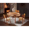 Rattan Dinning Table Set 4 Chairs Rattan Wicker Dinning Room Set Table Rattan Cane Dinning Table and Chair Set 751SET