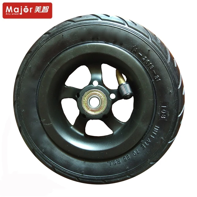 6 Inch 150mm Pneumatic Rubber Skateboard Inflatable Tire Wheels 6x1.25