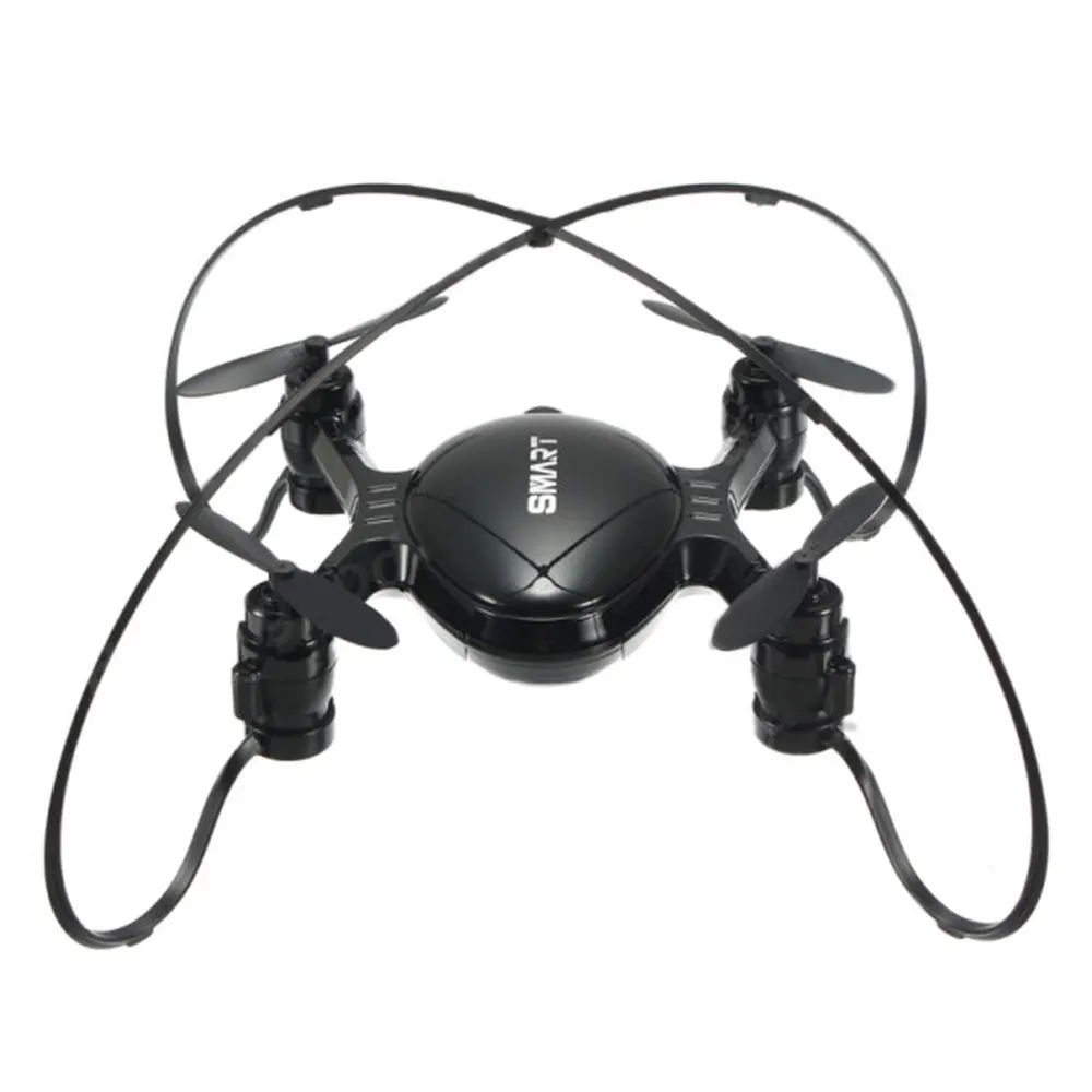Hobbyfly Smart Egg Mini RC Drone with HD Camera WiFi FPV Live Video 2.4GHz 6Axis RTF RC Quadcopter Drone for Kids Beginners with Altitude Hold Headless Mode 3D Flip Roll, Black
