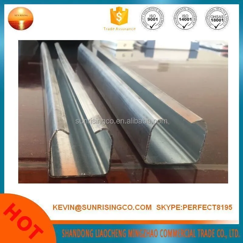 
hot dipped galvanized steel channel profile 