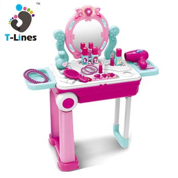 a toy makeup table