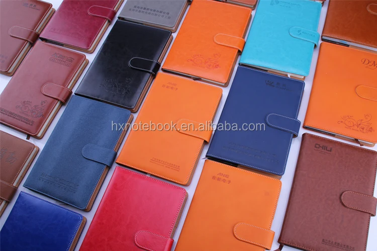 
six loose leaf customize customize business gift set lock logo note book journal 