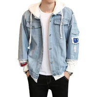 

jackette for men wholesale latest design sleeve plain color blue cowboy denim men jacket