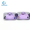 Rectangle cut corner Cubic Zirconia Synthetic Amethyst CZ loose gemstones