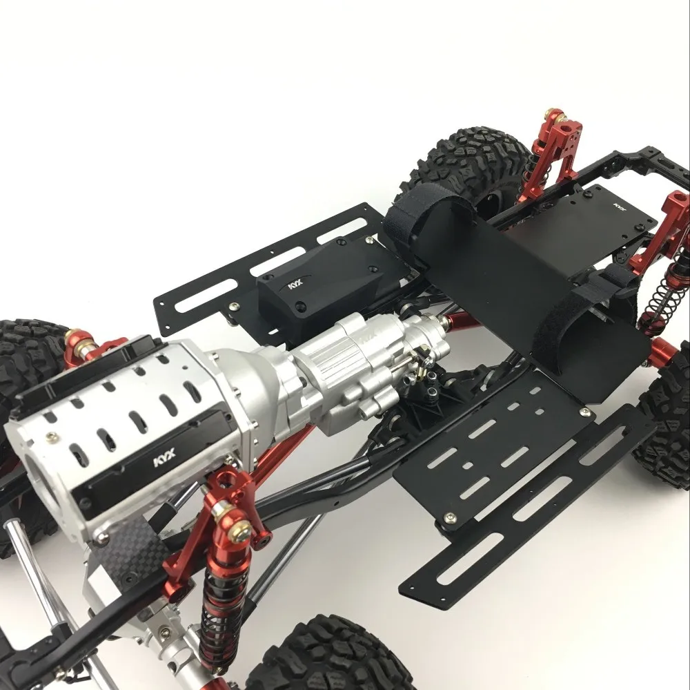 Kyx 1/10 Upgraded Modified Scx10 Ii Rc Rock Crawler W/2 Speed V8