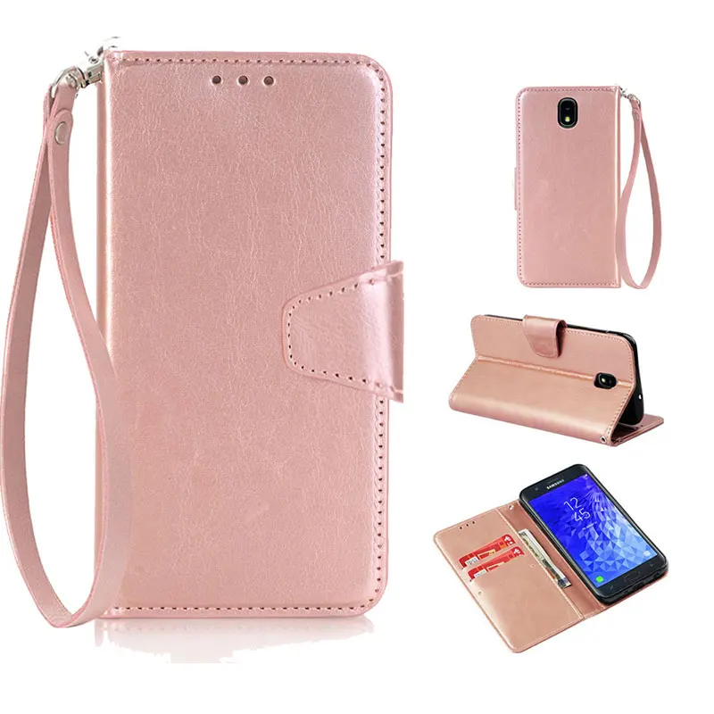 

Free Shipping New Product 2019 Leather Cover Fit for Samsung j7 US version Multi Card Slot Wallet Phone Case, Blak