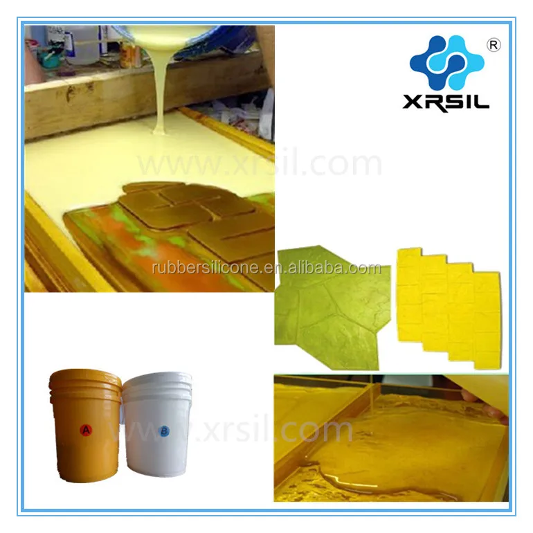
Liquid Polyurethane Rubber for Concrete Stamp 